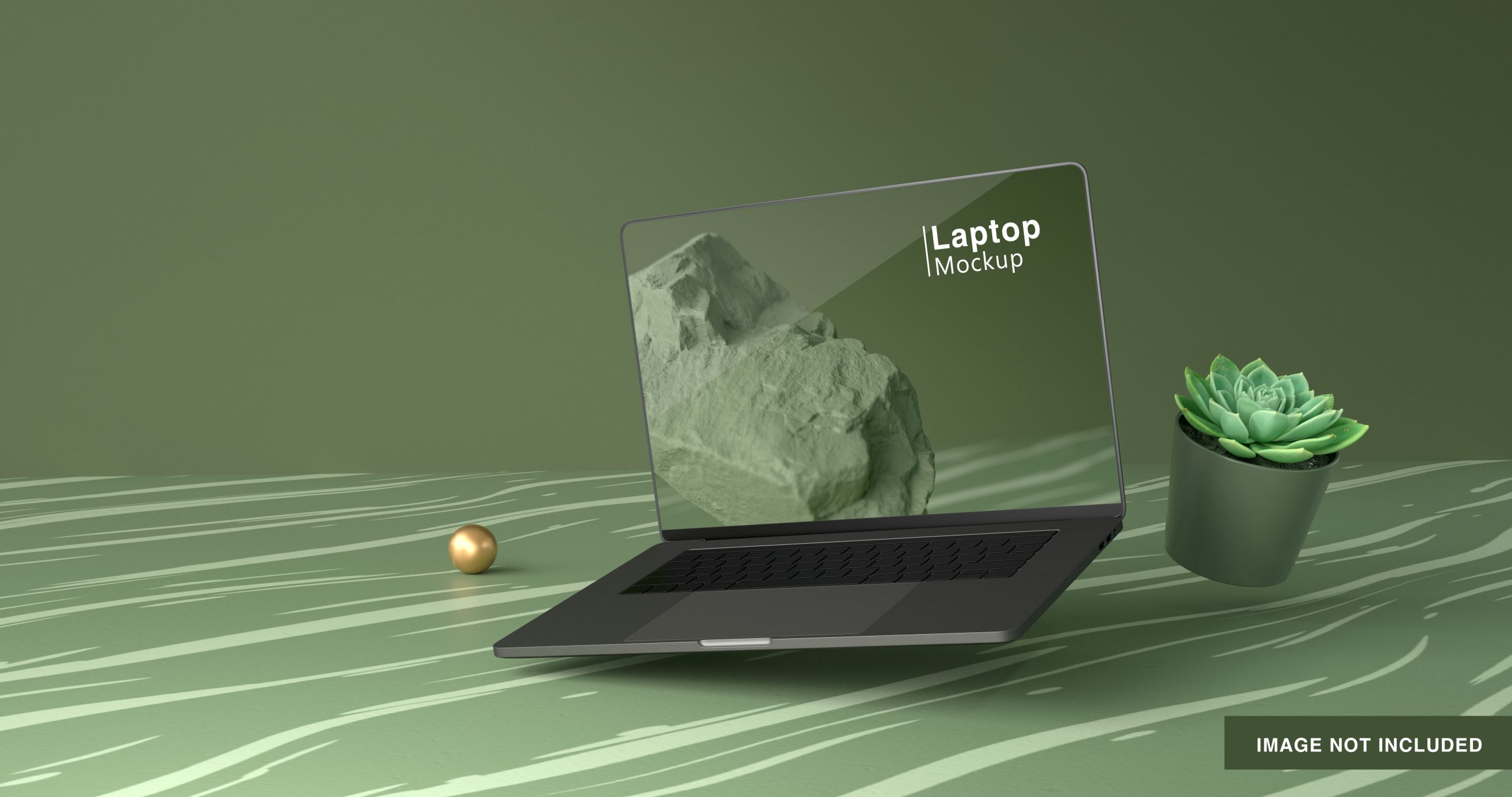 موکاپ لپ تاپ | 3d rendering laptop mockup